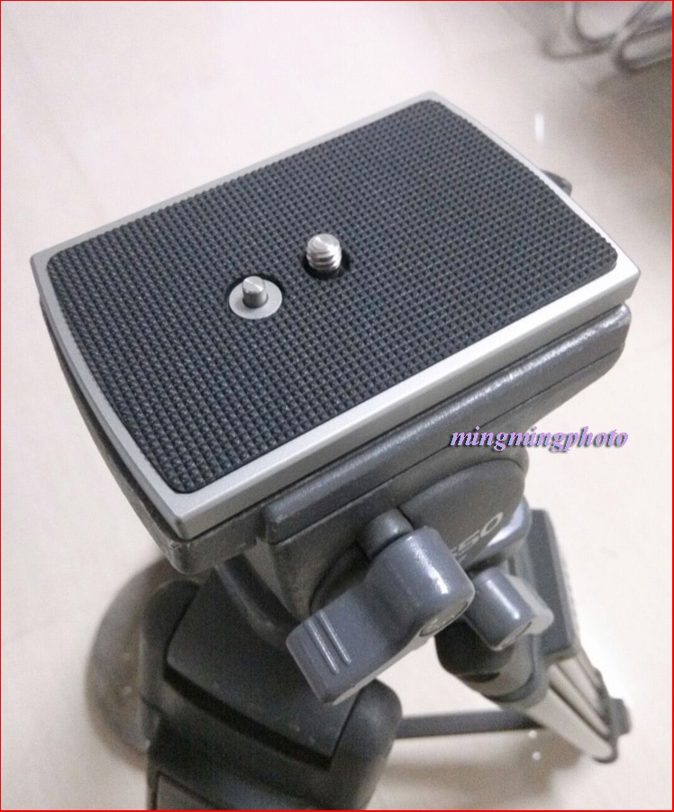 TH-650DV 1/4 Polegada Parafuso De Montagem Tripé Monopods Prato de Liberação Rápida Para A Câmera DSLR Libec TH-650, VD-2200, NTP-650, QVD-2000