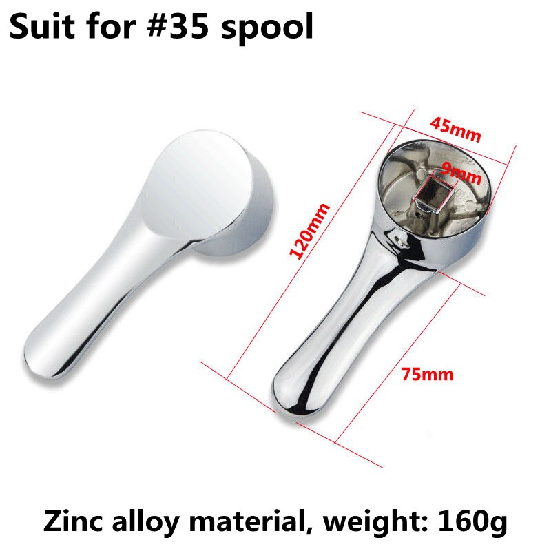 Bathroom Faucet Single Metal Lever Handle Kit 35mm 40mm For single lever pressure balance bath and shower faucets Accessories: 35mm-Alloy1