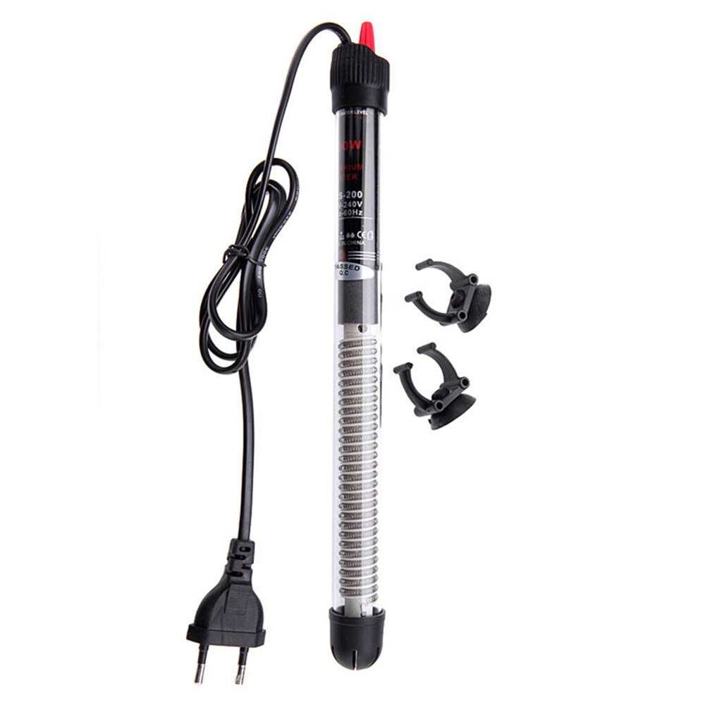 Calentador de agua automático para acuario Barra de calentamiento de temperatura, sumergible, 25W/50W/100W/200W/300W, enchufe europeo