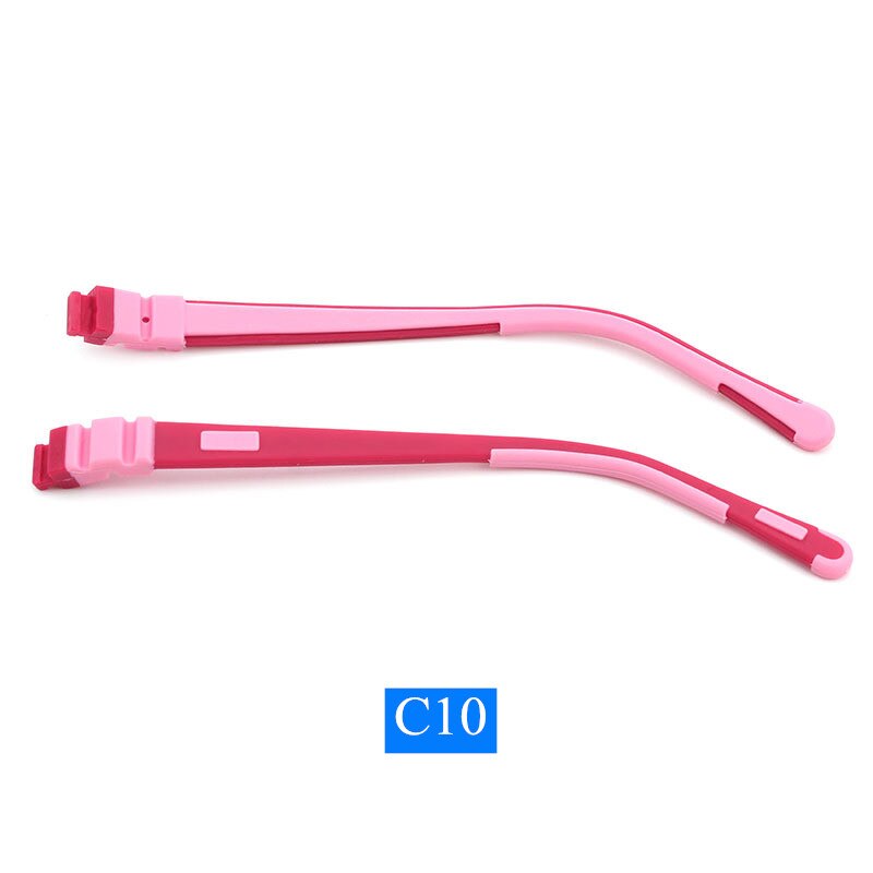 Gafas de silicona para niños, patillas de silicona de colores a presión, varios colores opcionales, accesorios para niños, novedad de