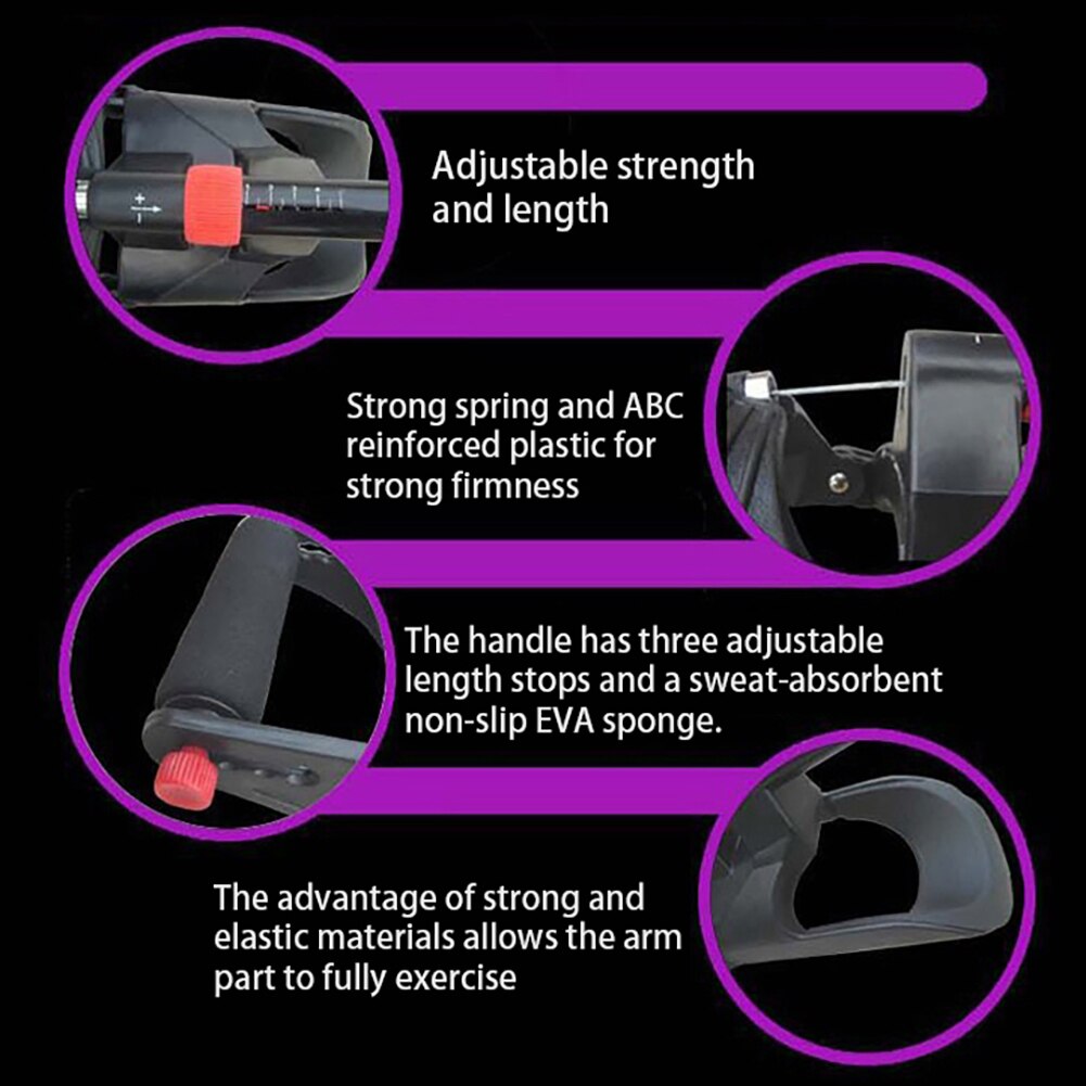 Forearm Wrist Muscle Hand Power Strength Training Grip Gym Fitness Exerciser