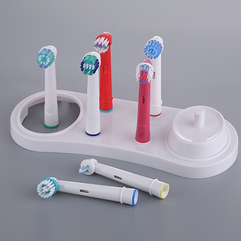Elektrische Tandenborstels Houder Stand Ondersteuning Wit Tand Opzetborstels Base Met Lader Gat Voor Orale B 3709 3728 D18