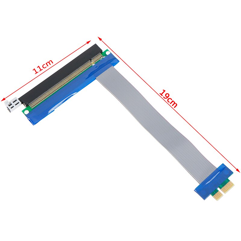 PCIE 1X om 16X Express Slot Riser Card Extender Uitbreiding Ribbon Flexibele Kabel