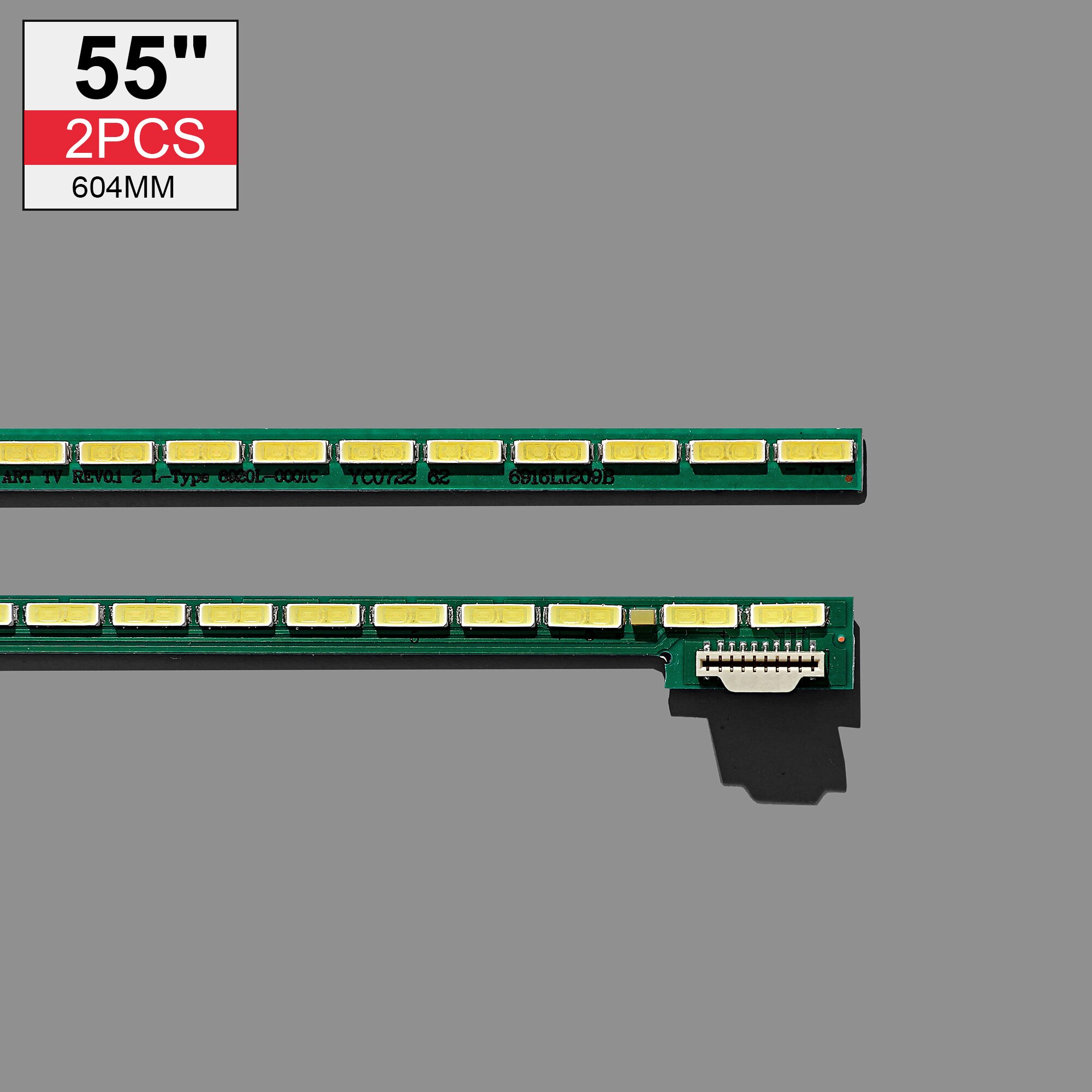 LED backlight stip(2) for LG 55LA6800 55LA7400 55LA660V 55PFL6008K 55LA6600 6922L-0069A 0080A 6916L1210B 6916L1209B 6916L1198A