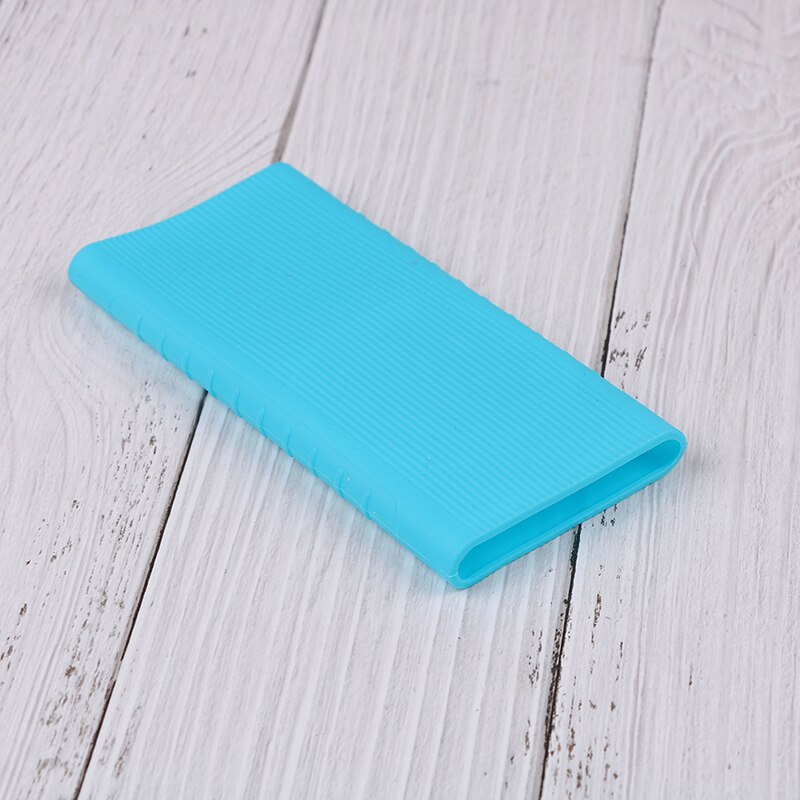 Silicone Protector Case Cover Voor Xiaomi Power Bank 2 10000 Mah Dual Usb-poort Skin Shell Mouwen Voor Power Bank