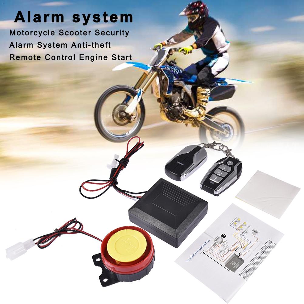 Alarme Moto Moto Scooter système d'alarme de sécurité antivol télécommande moteur démarrage Moto alarme haut-parleur alarme