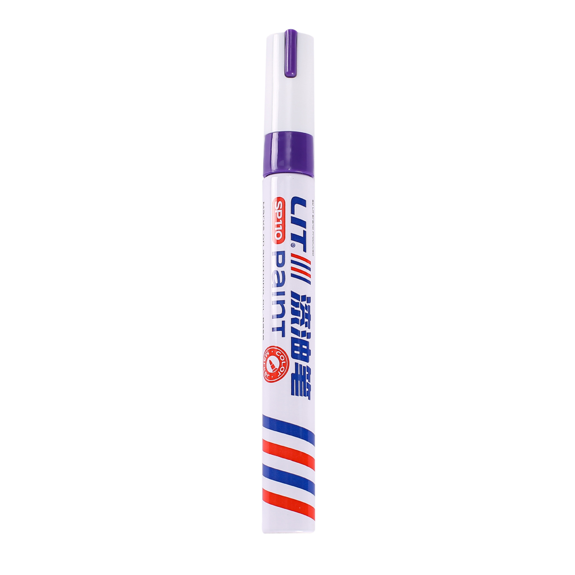 Pióro do lakieru samochodowego Wodoodporny marker do malowania bieżników opon samochodowych na bazie oleju Trwała naprawa zarysowań samochodowych Pióro do lakieru Szybkoschnący: WHITE