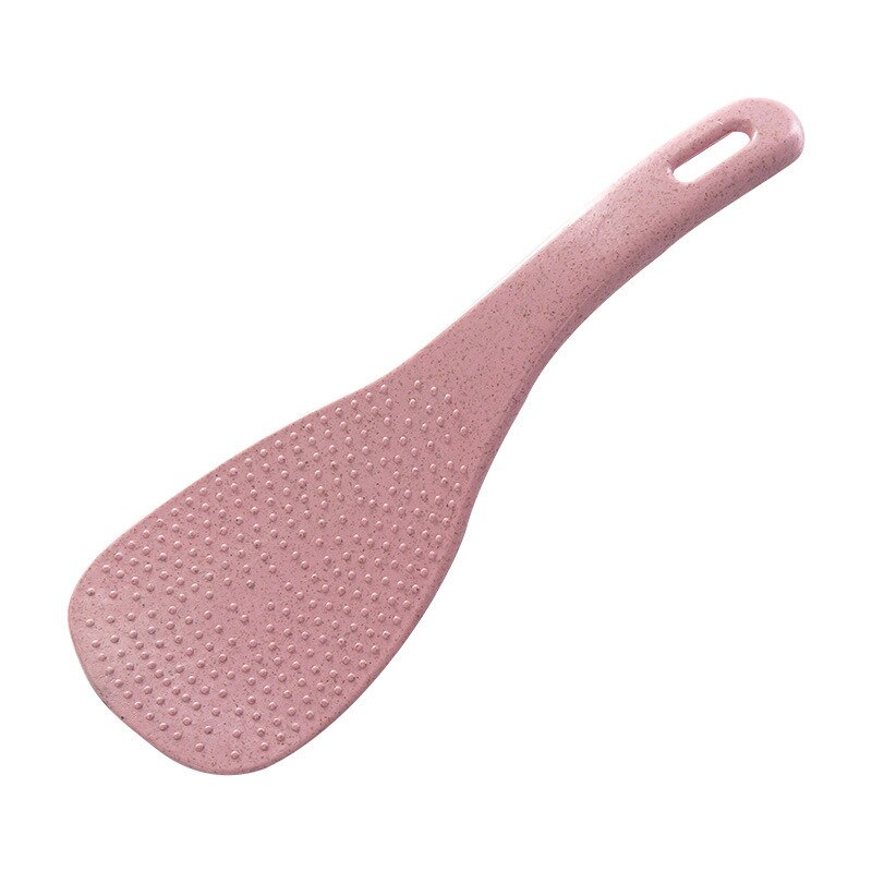 Home Rice Paddle Rice Spatula Non stick White Rice Serving Spoons Utensils Kitchen Utensil Cooking Accessories Tools: Pink