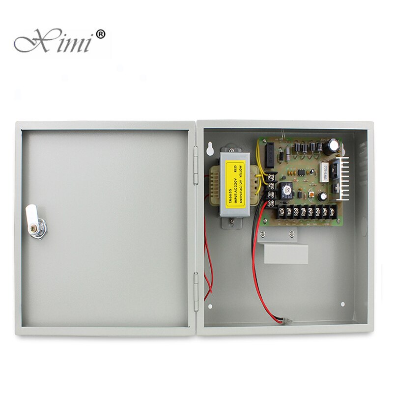 AC 220V 5A access control power supply box for all kinds of electric door lock with time delay