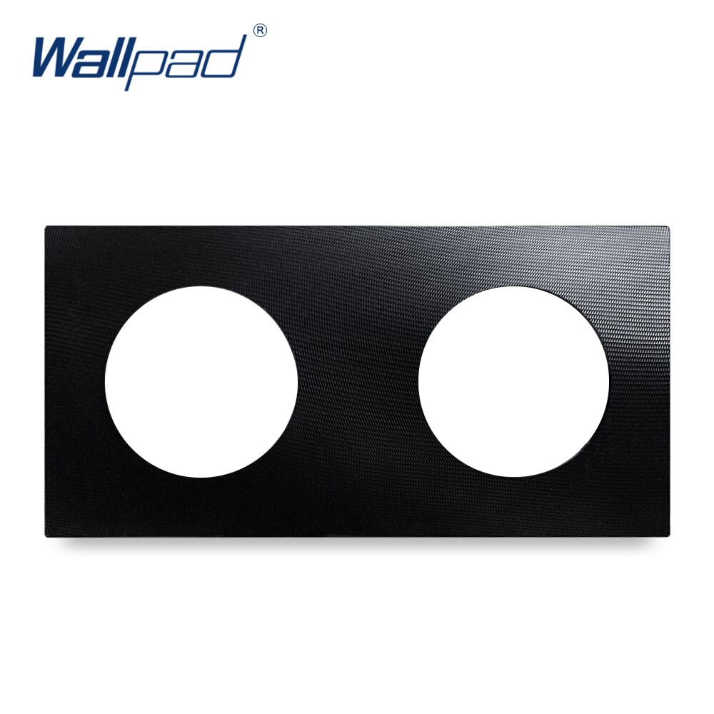 Wallpad Aluminum Metal Panel Only 1 2 3 4 5 Black Round Circle