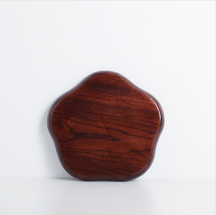 Oriental riverkit Fruitschaal van natuurlijk hout voor onmiskenbare decoratie, onregelmatige creatieve houten schaal, handgemaakte serveerschaal van hout voor aanrecht (25-29 cm