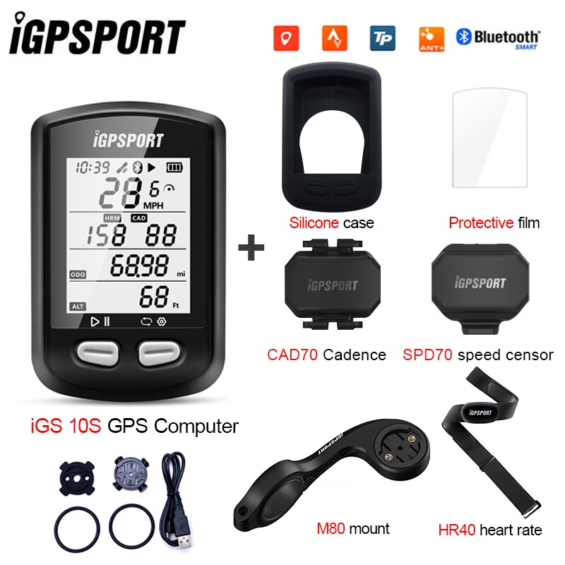 Igpsport igs 10s gps cykeldator cykel trådlöst stoppur road mtb cykeldator med kadenssensor ant+ bluetooth 5.0