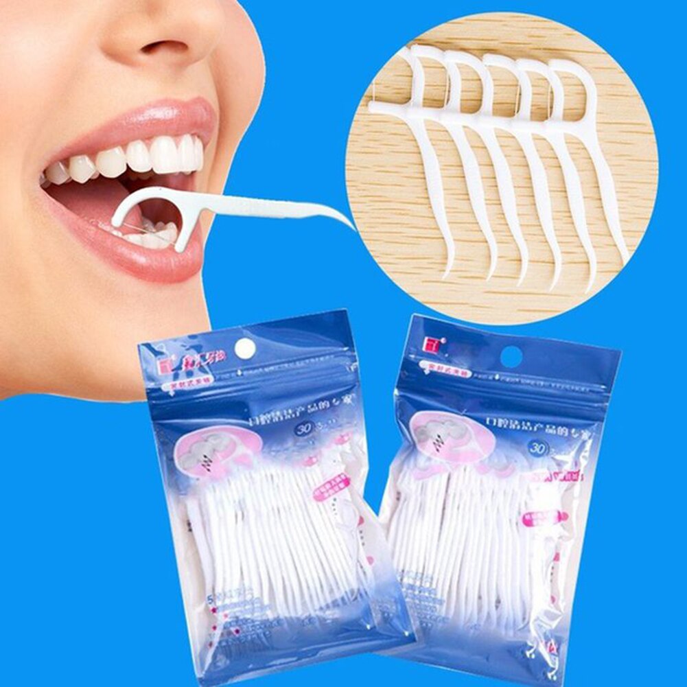 Kids Elastic Dental Floss Stick Tooth Interdental Cleaner Oral Care Tool dental floss floss toothpicks tooth Teeth irrigator