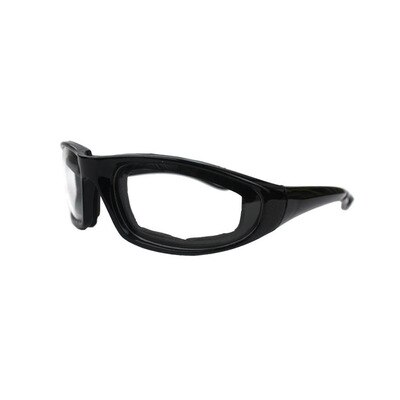Gafas para cortar cebolla, lentes protectoras para los ojos, utensilios de cocina para cocinar, barbacoa, 1 unidad: Negro