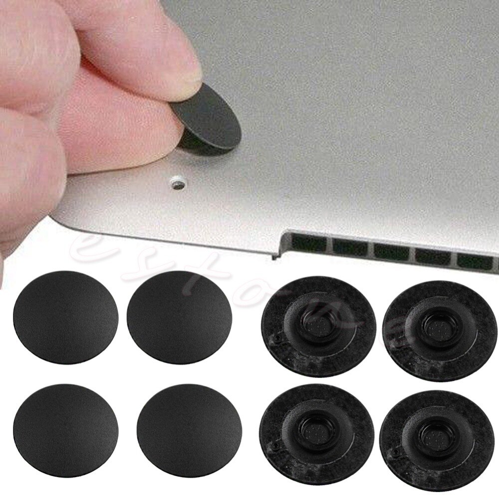 4 stuks unibody onderkant behuizing rubberen voetjes voor apple macbook pro 17 " 15 " 13 "