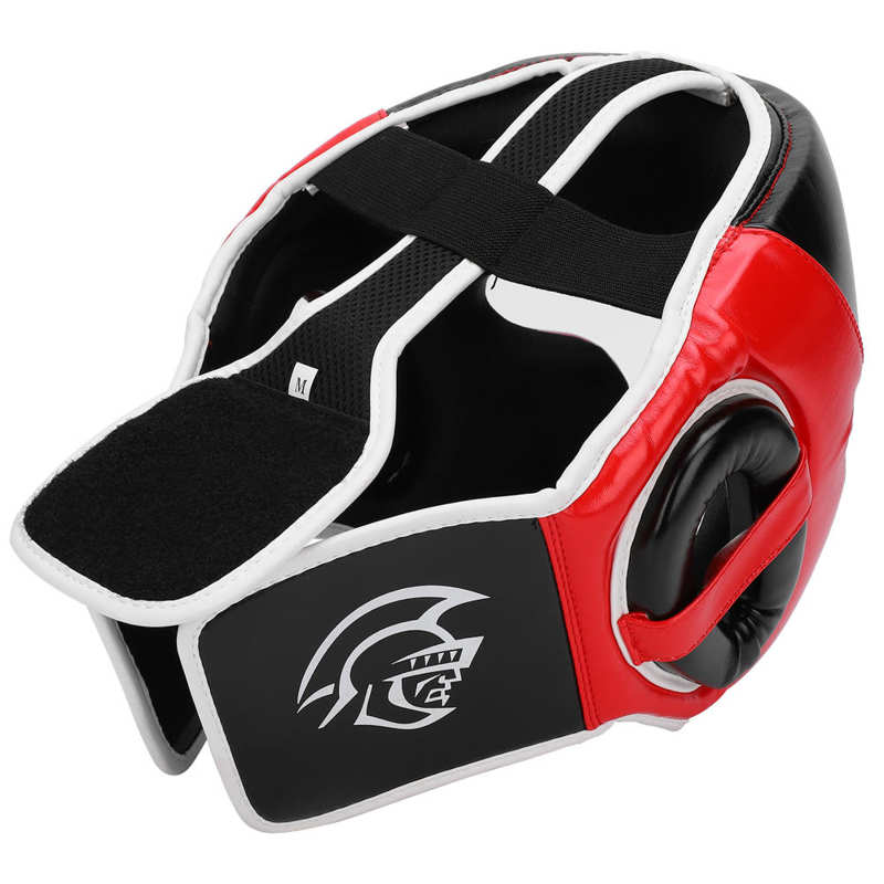 Children Boxing Helmet Kick Boxing Helmet Kid Boxing Head Guard Unisex PU Leather Boxing Helmet 30cm Below Head Circumference