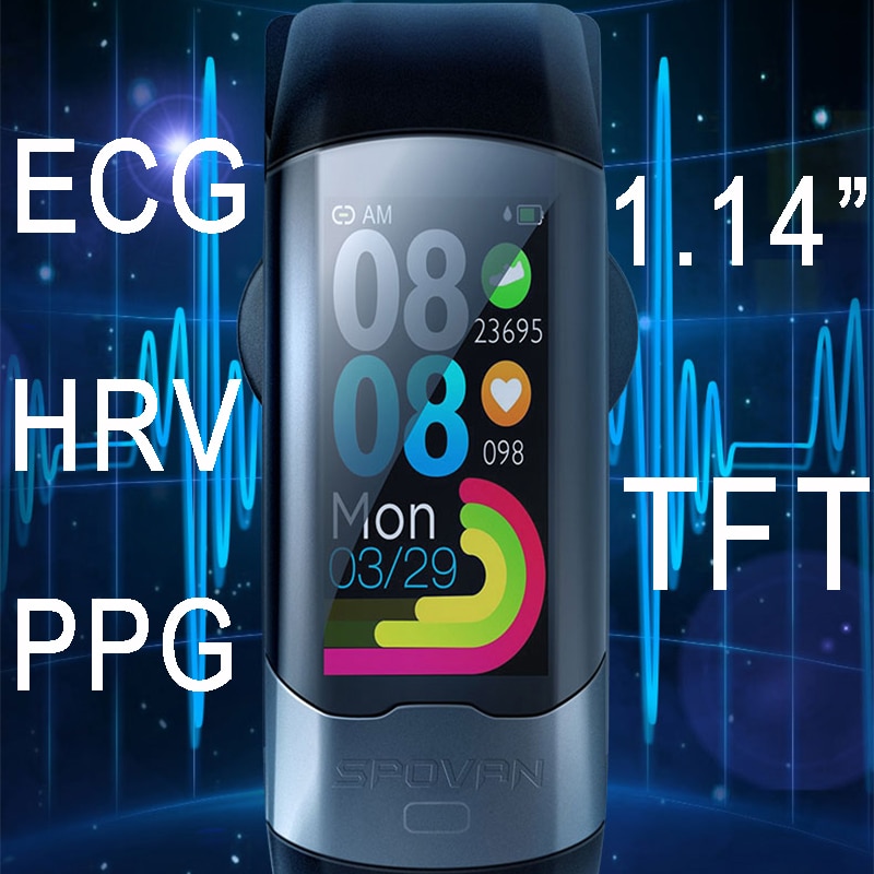 Ecg hrv ppg sport smart band usb smart polsband hartslagmeter originele armbanden fitnessmeting