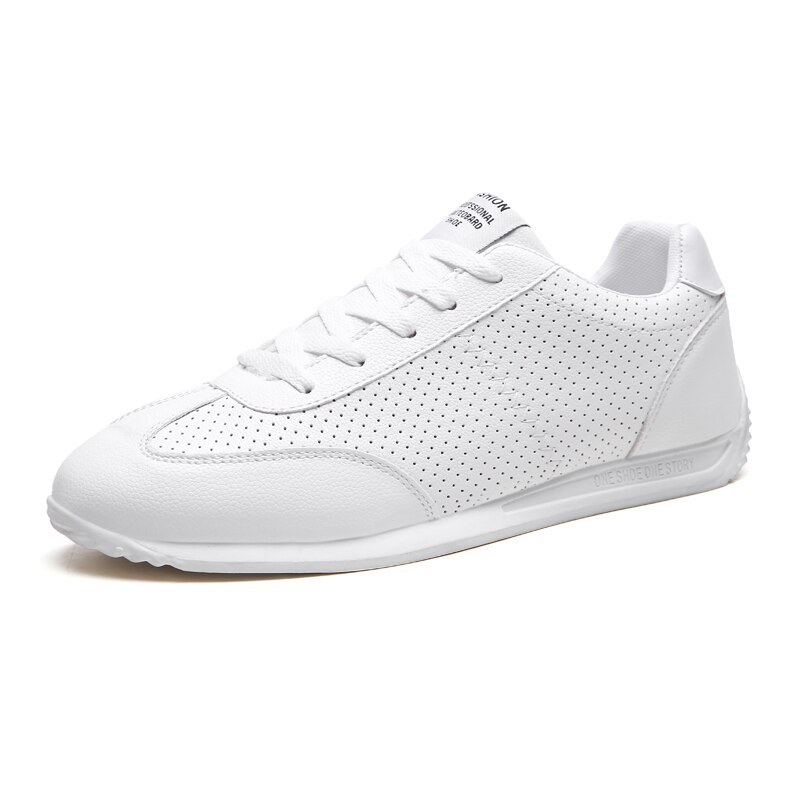 Tennis hombre billig sommer mænd tennissko blød behagelig åndbar sneaker skridsikker fitness sko stabile jogging sko: Hvid / 7