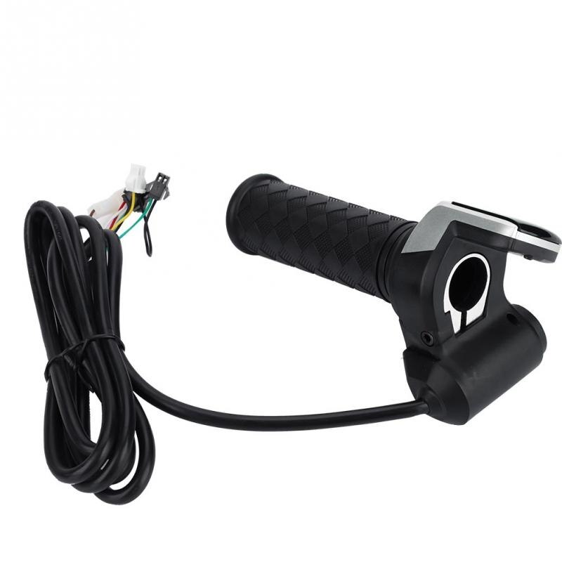 E-Bike Gashendel Elektrische Fiets Scooter Snelheidsregeling Stuur Met Lcd-scherm Lock Batterij Power Indicator Elektrische Fiets