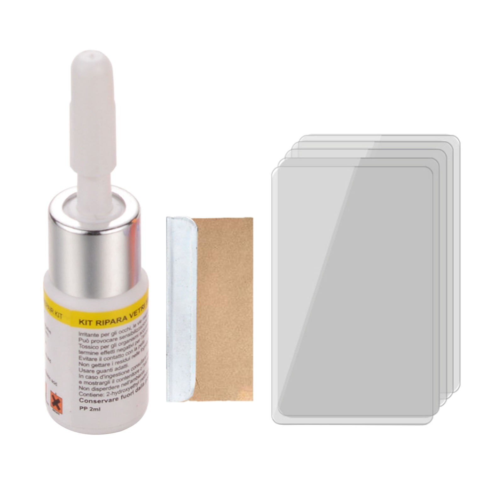 Windshield Repair Kit Car Glass Scratch Crack Window Polishing Resin Kit
