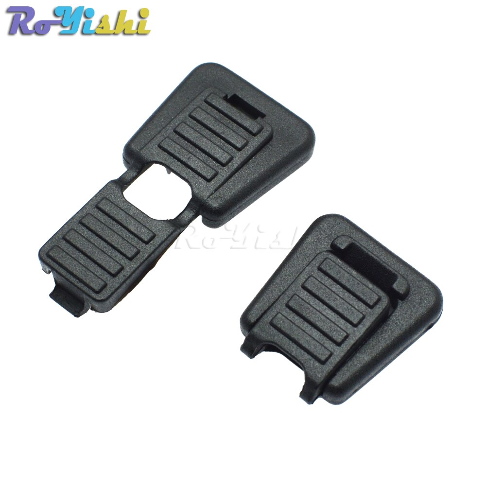 Zipper Pulls Cord Stopper End Lock Zip Clips Rope Buckle Paracord Black