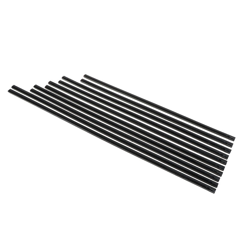 2 stuks wisserbladen voorruit 6mm 14 " 16 " 17 '' 18 '' 19 '' 20 '' 21 '' 22 " auto voertuiginzetstuk zachte rubberen strip navulling voor metalen u-type