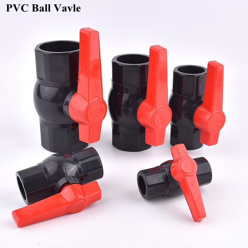 I.D 20~110mm UPVC Ball Valve Garden Watering Irrigation System Water Pipe Connector Aquarium Tank Tube Joint Controller Valve