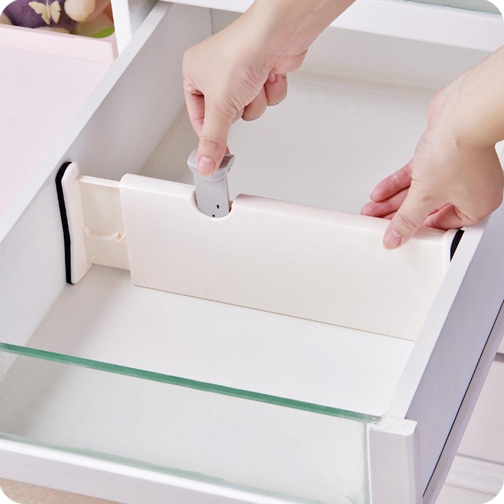 Separador de almacenamiento telescópico para cajones, organizador de almacenamiento telescópico, separador de almacenamiento, espaciador de armario para calcetines DIY ABS para el hogar