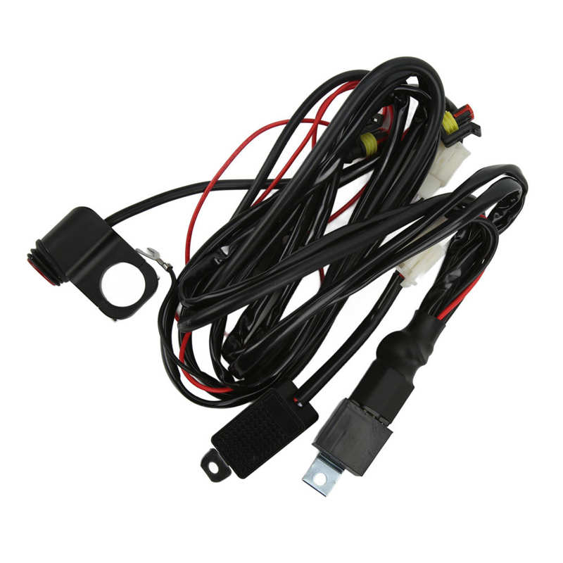 LED Relay Harness Switch Wiring Harness Plug and Play for Motorcycle SUV ATV UTV