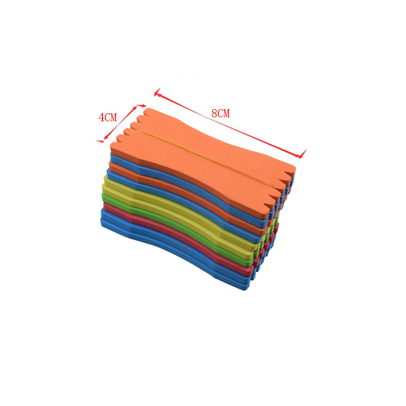 10Pcs Fishing Foam Spools Fishing Line Winding Board Rig Holder Fishing Line Accessories Rig Winders Random Colour: Golden