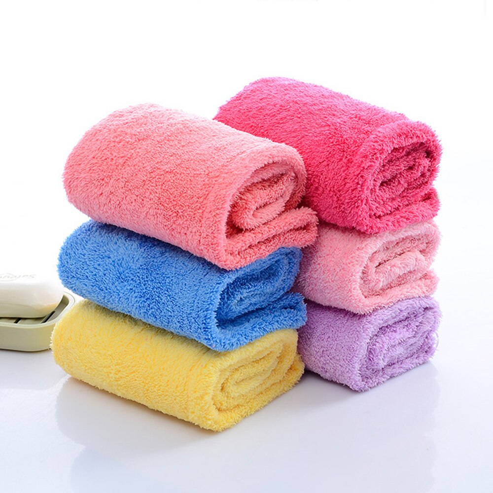 Towel Hair Drying Quick-Dry Bath Towel Microfiber Solid Soft Skin-Friendly Without Irritation Super Water Absorption Performance