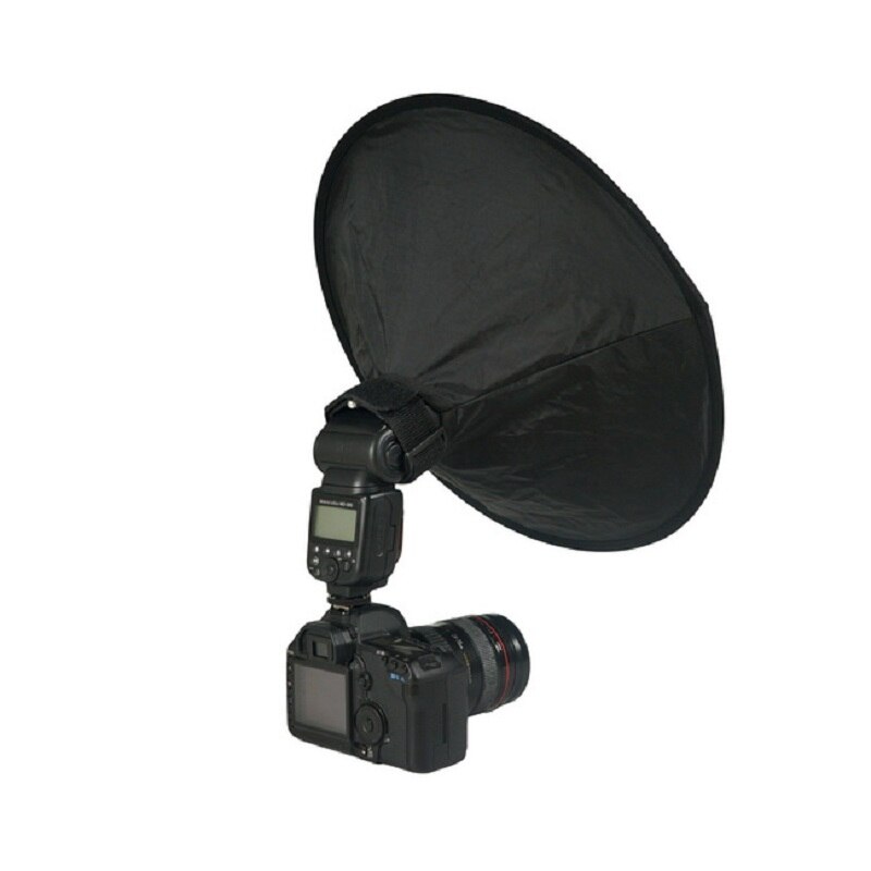 45 cm Inklapbare Beauty Dish Flash Diffuser voor Speedlite Studio Portret Catchlights Lichtgewicht Fotografische Apparatuur