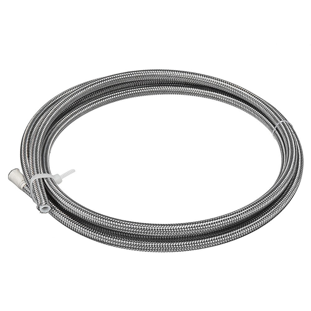 2m AN3 Braided Stainless Steel 3AN AN3 AN-3 Brake Hose PTEF Hydraulic Brake Fuel Line Hose