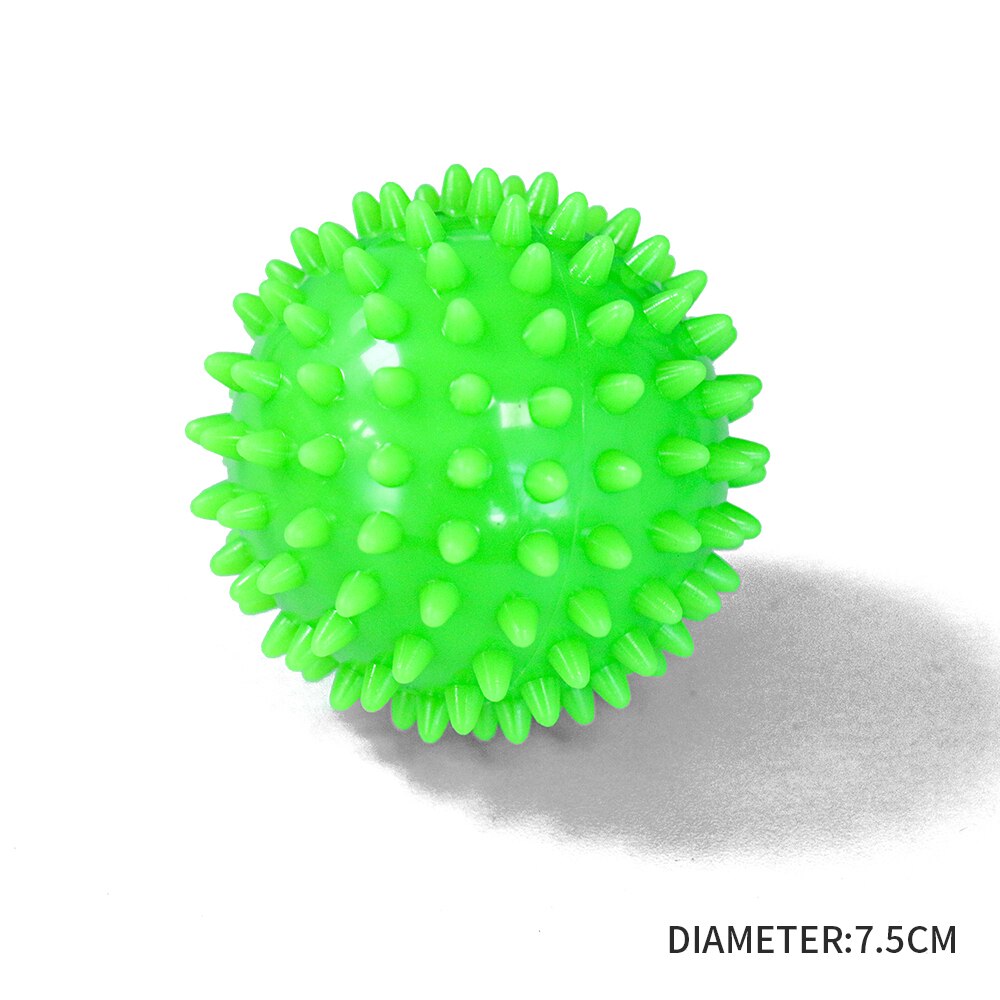 Massage Bal-Spiky Voor Deep Tissue Terug Massage, Voet Massage, fasciitis Plantaris &amp; Over Body Deep Tissue Spier Therapie: light green