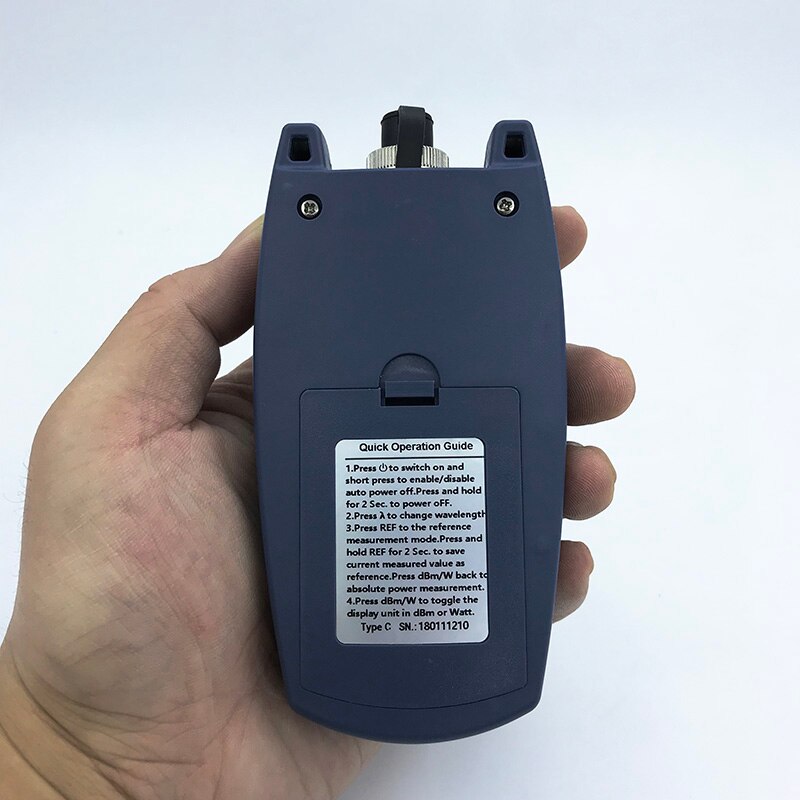 FTTH Mini Optische Power Meter King-70S Type C OPM Glasvezel Kabel Tester-50dBm ~ + 26dBm SC/FC Universele interface Connector