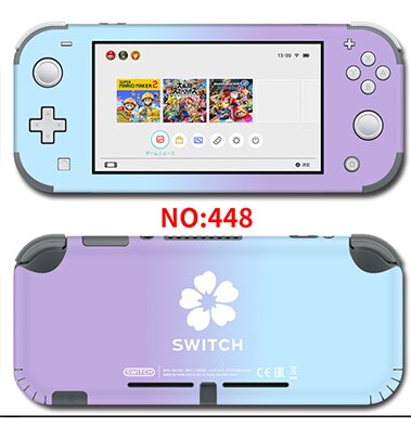 Vinile Adesivi Protezione Della Pelle Dello Schermo per Nintendo Interruttore lite Console di Colore Puro Viola Pelli: 448 skins