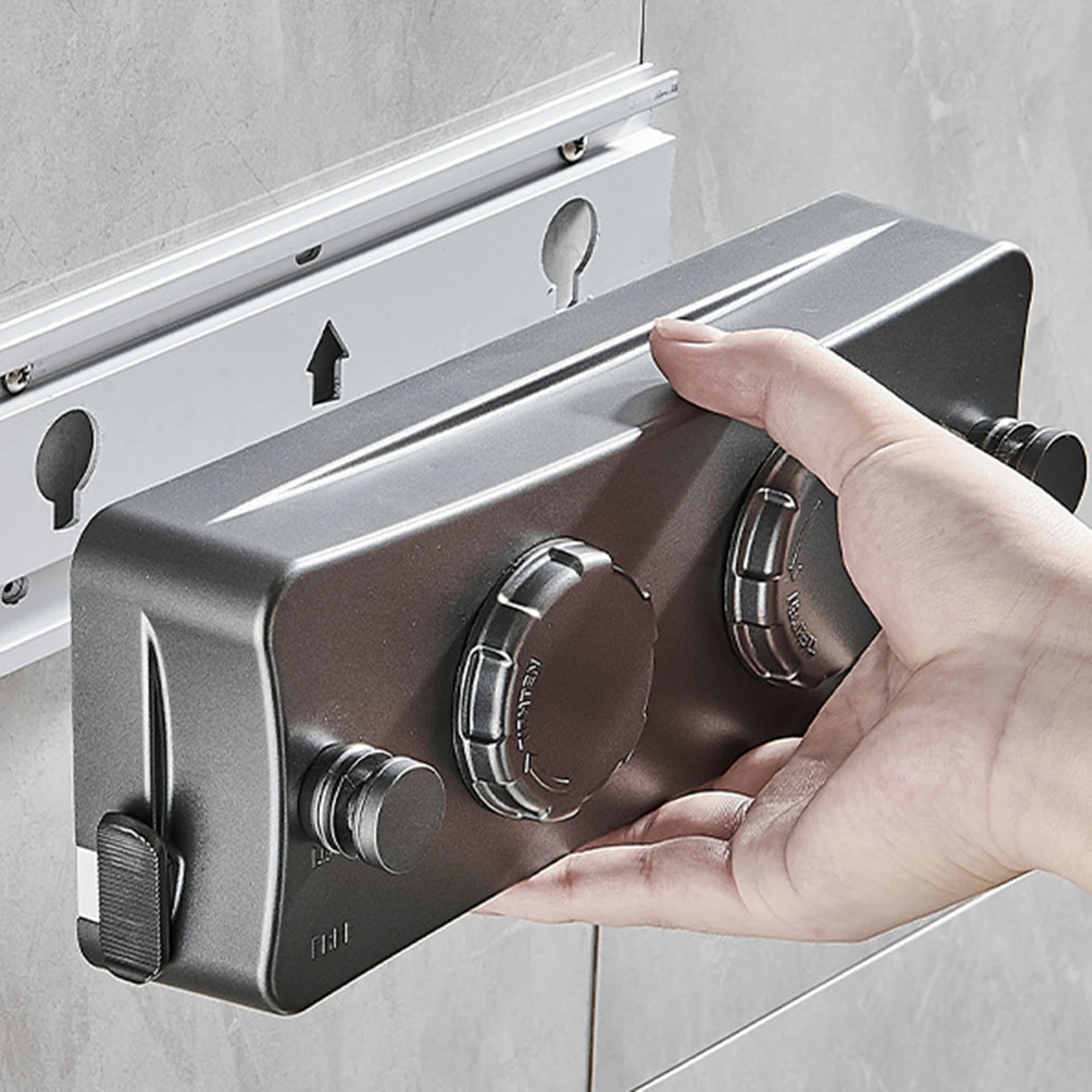 5,1 m ausziehbare Wäscheleine, doppelte Linie, einziehbare Wandmontage, Wasch- und KleiderbüGel, Wäsche, Balkon, unsichtbare Trocknungslinien