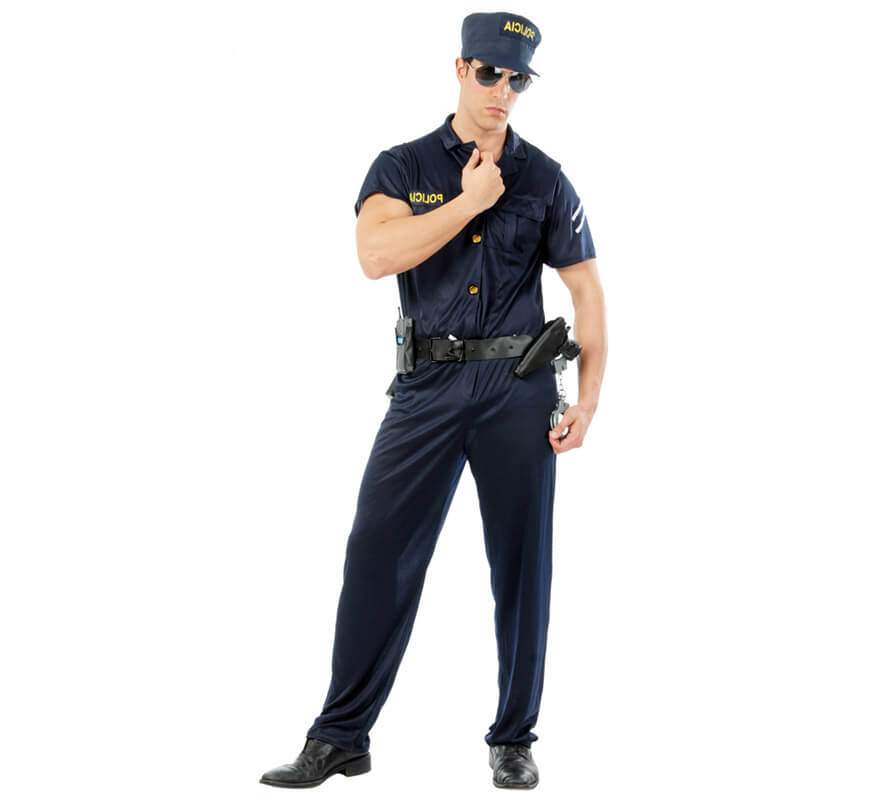 Disfraz de Policía cachas para hombre - Día del Orgullo LGBT - Sexys/Policías y Presos - Disfraces para adultos