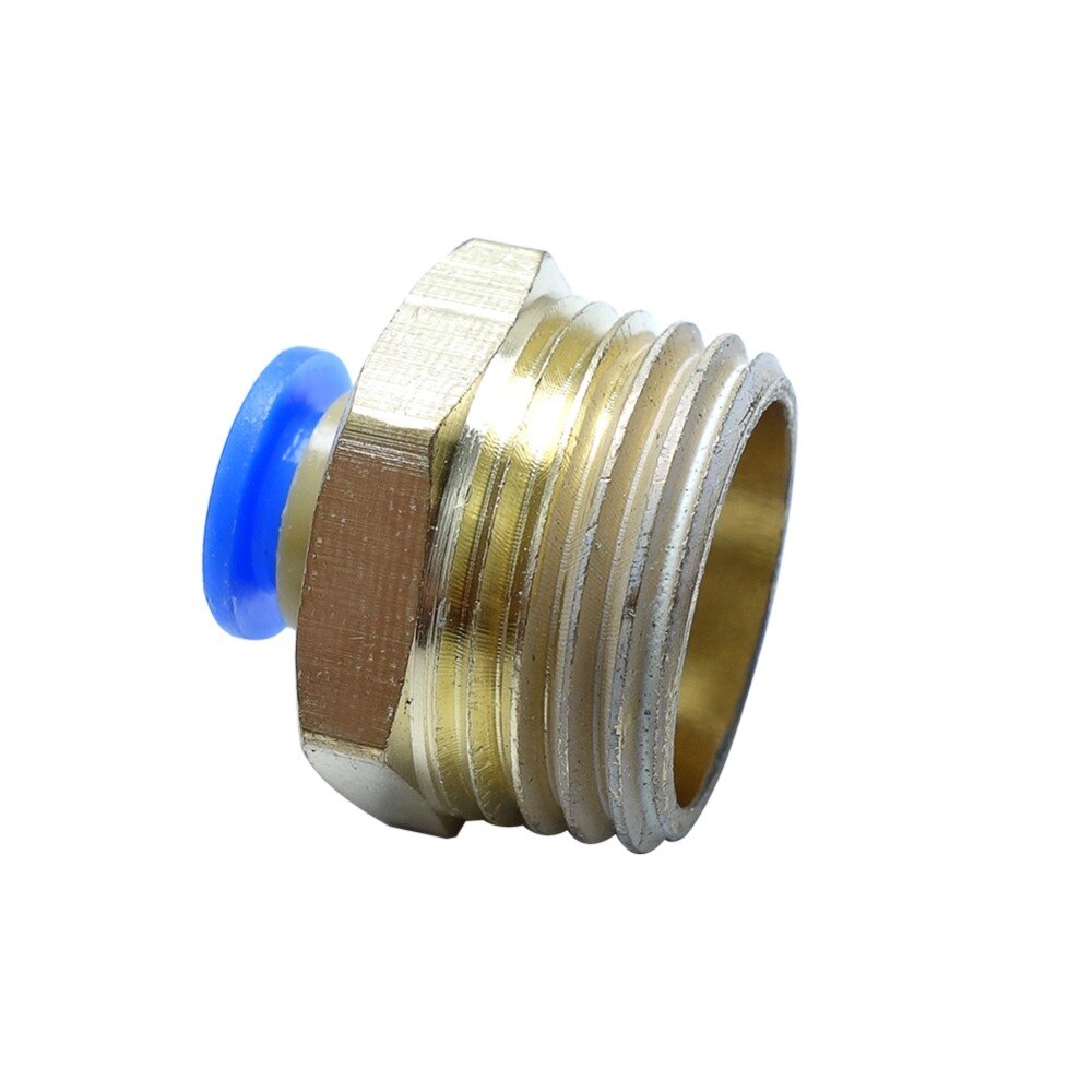4/6/8/10/12 mm od  * m5 1/8 " /1/4 " /3/8 " /12 " bspp pneumatisk lufttrykk vertshus hurtigtilpasset rett hannkobling