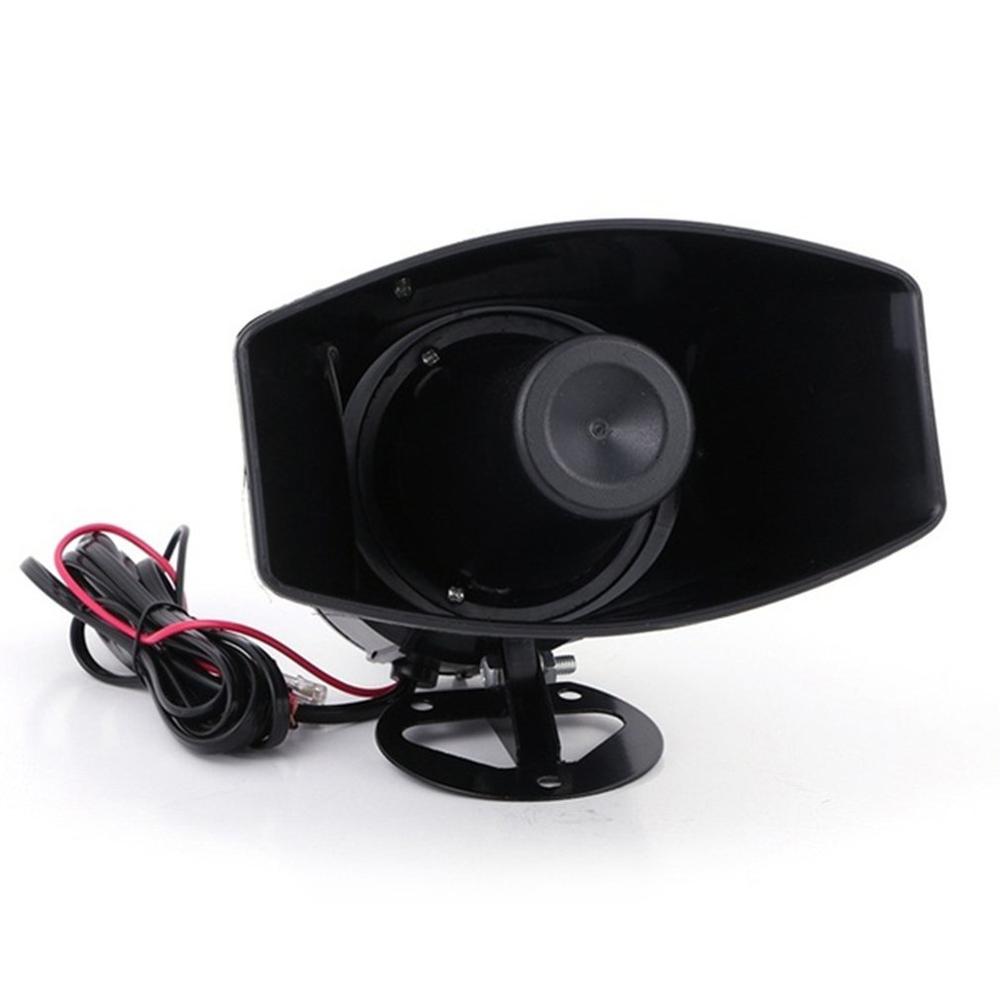 100W 12V 7 Sound Loud Car Alarm Police Fire Horn Siren PA Speaker MIC System Car Motorcycle Horn 7 Tone Siren Horn