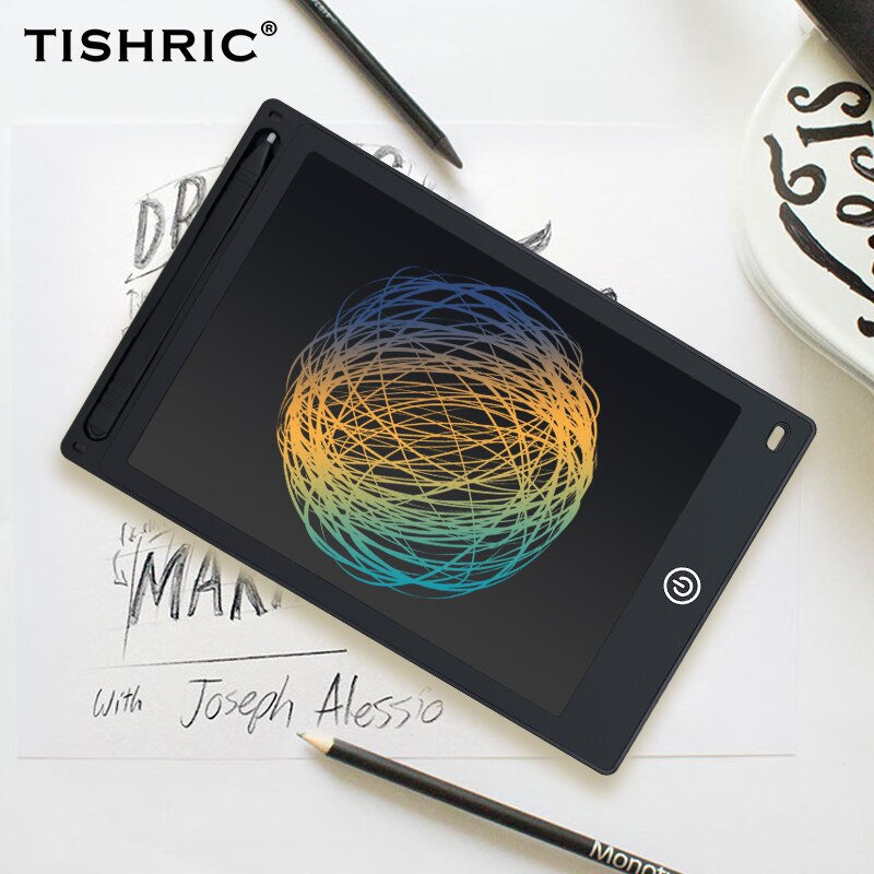 Tablette d'écriture LCD à écran couleur magnétique 8.5/10/12 pouces tablette graphique numérique effaçable électronique pour tablette à dessin/tablette/conseil