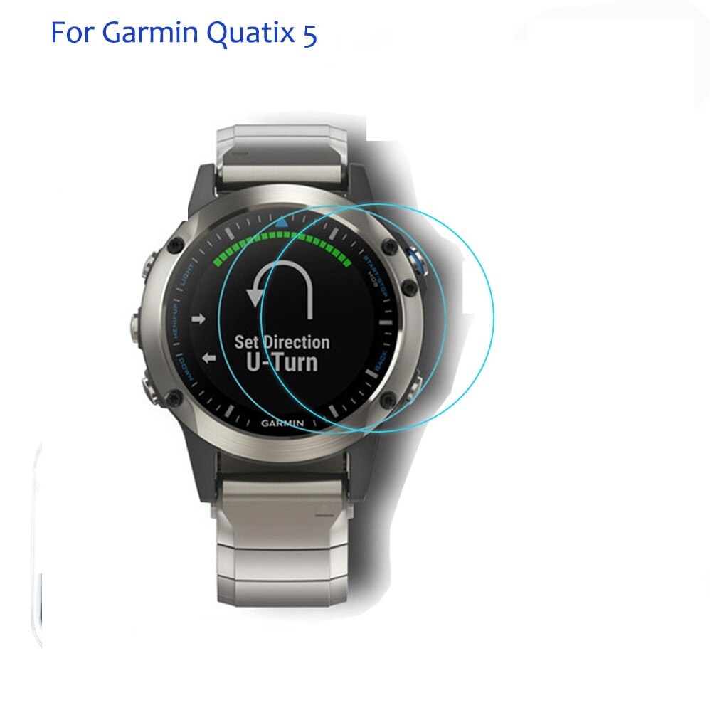 Voor Garmin Quatix 5 0.3mm 2.5D 9H Clear Gehard Glas Screen Protector Sport GPS Smart Horloge Lcd-scherm guard Film
