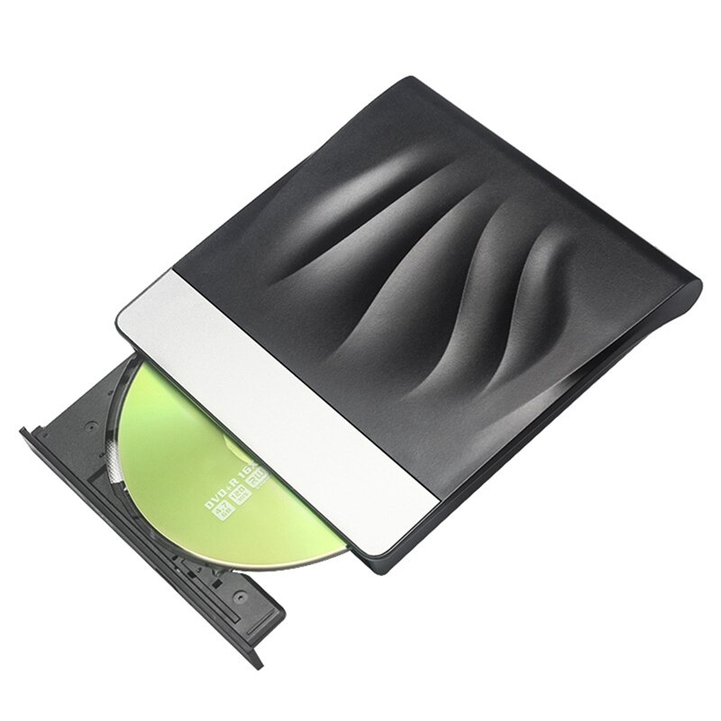 External CD DVD Drive USB 3.0 Type-C Portable Super Drive Burner Player for Laptop Mac Desktop Window 10 8 7 XP