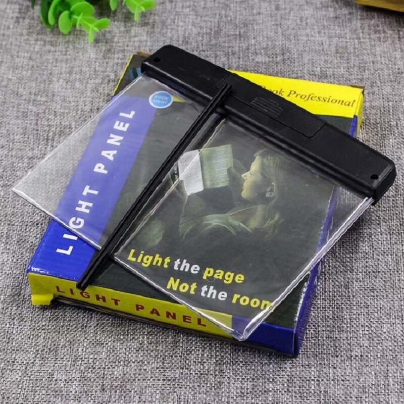 Flat Plate LED Book Light Reading Night Light Portable Travel dormitory Led Desk Lamp Eye Protect for Home Bedroom