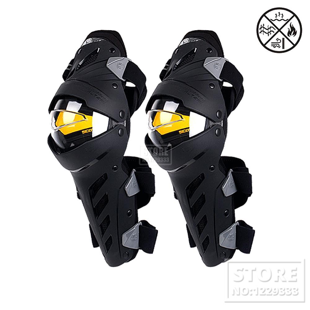 Scoyco Motorcycle Knee Pads Motocross Off-road Knee Guard Protective Gear Wearable Motocross Elbow Pads+Knee Pads Four Seasons