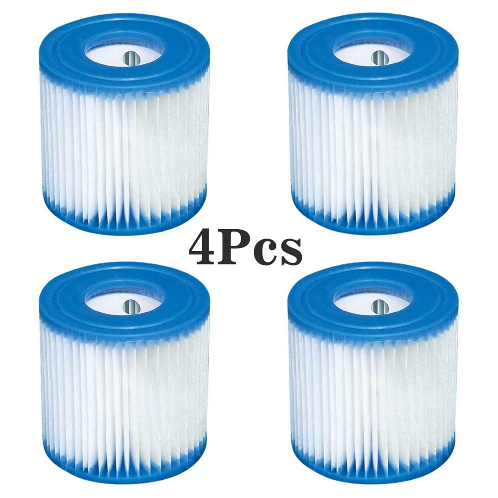 Til avenli clever spabad filterskrue på patron type 5 spa pumper pool udstyr dele pool filtre 1pc filter patron: Blå 4 stk