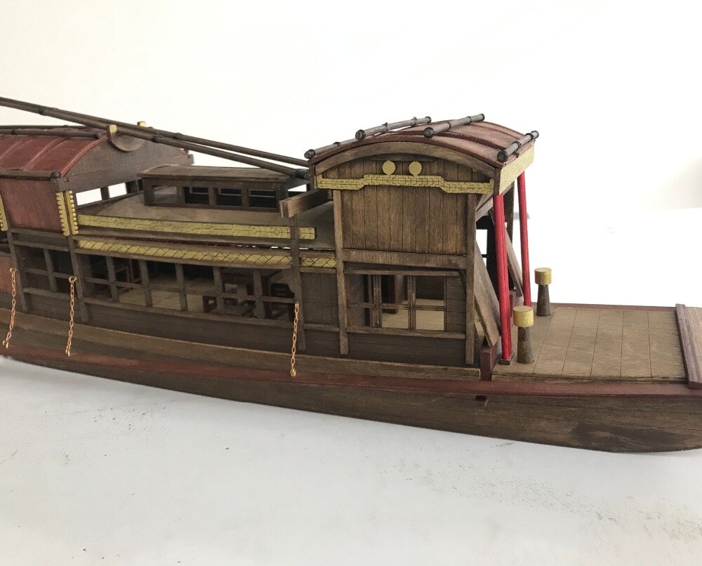 Jiaxing South Lake Red boat boat wooden model kits