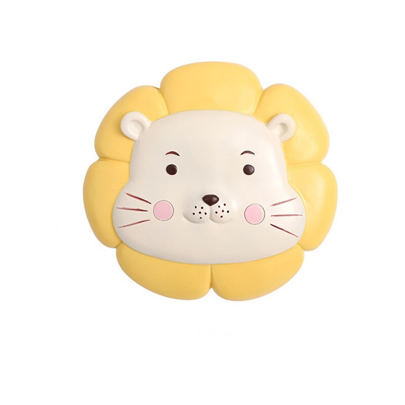 English/Spanish Wooden Baby Tooth Box Organizer Milk Teeth Storage Umbilical Lanugo Save Collect Baby Souvenirs for Boy GirlGift: Lion Tooth Box124