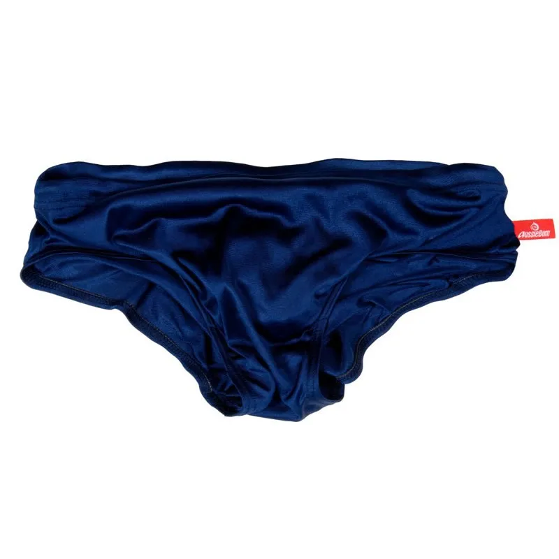 Summer Swimwear Men Solid Swimsuit Boy Swim Suits Beach Surfing Shorts Man Triangular Swimming Briefs: M / Gold