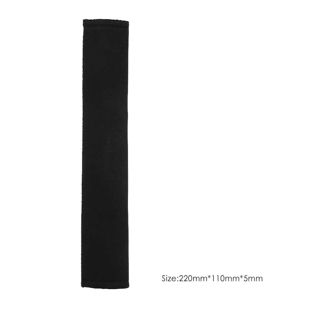 Protector de cadena de cuadro de bicicleta negro, Protector de cadena de neopreno para el cuidado del ciclismo, protección de poliéster, accesorios para bicicleta, 2 uds.